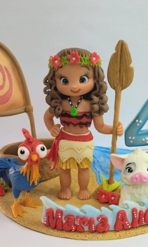 Topo de Bolo Moana