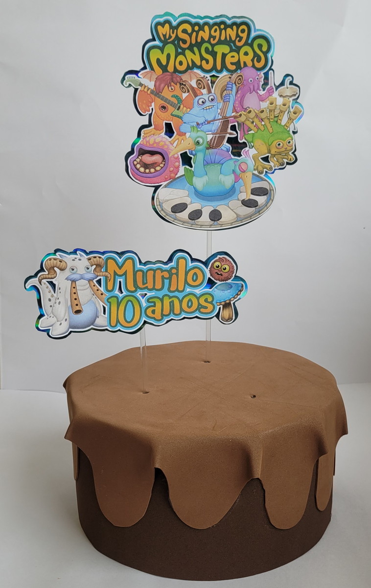 Topo de Bolo Monsters - Imagem 2