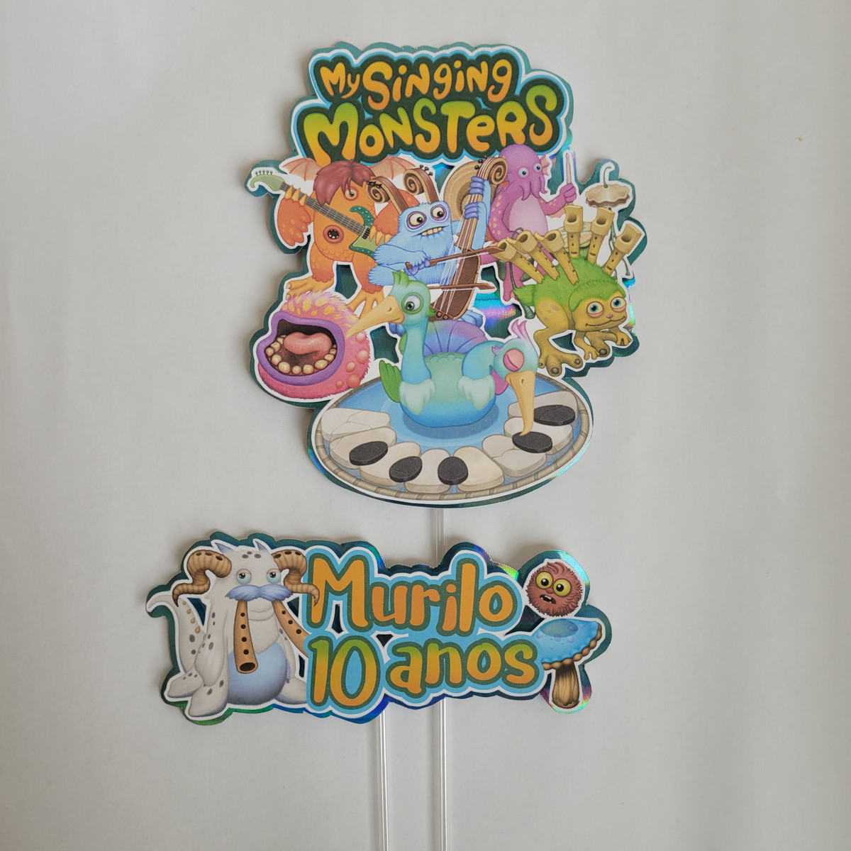 Topo de Bolo Monsters
