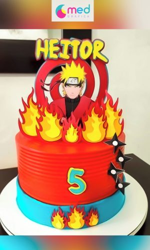 TOPO DE BOLO NARUTO-ARQUIVO DE CORTE