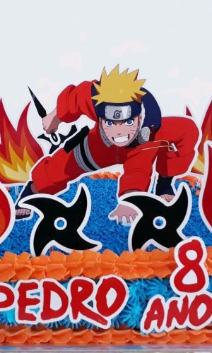 Topo de Bolo Naruto