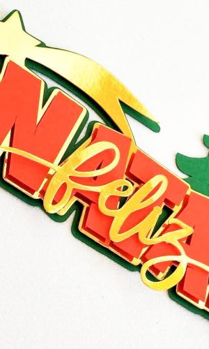 Topo de Bolo Natal