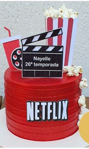 Topo de bolo Netflix - 01- Arquivo de Corte