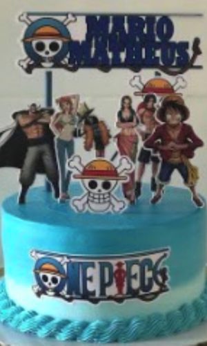 Topo de Bolo One Piece