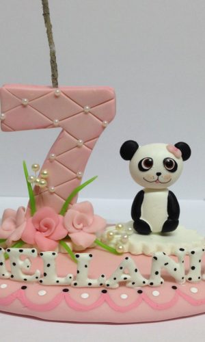 Topo De Bolo Panda