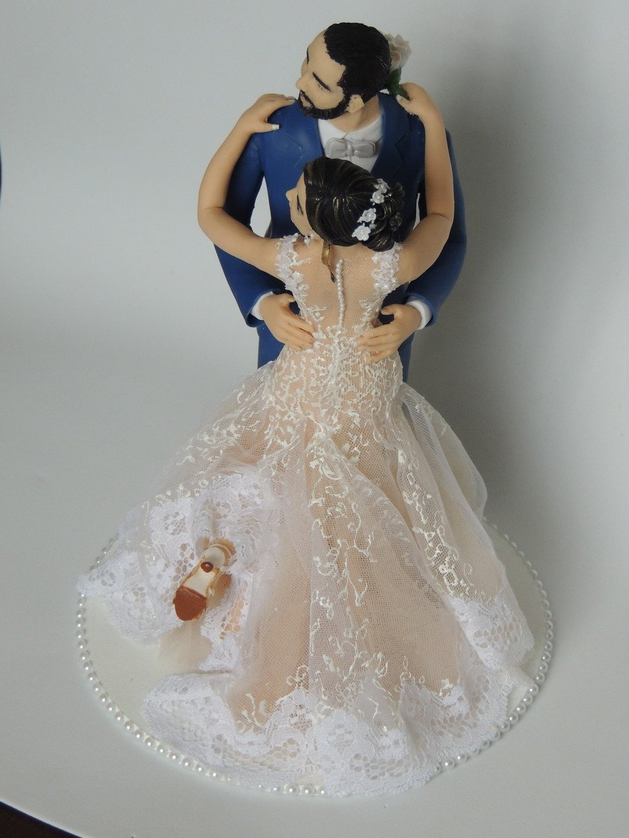 Topo de Bolo para Casamento - Imagem 2