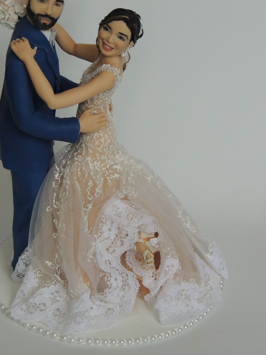 Topo de Bolo para Casamento - Imagem 3