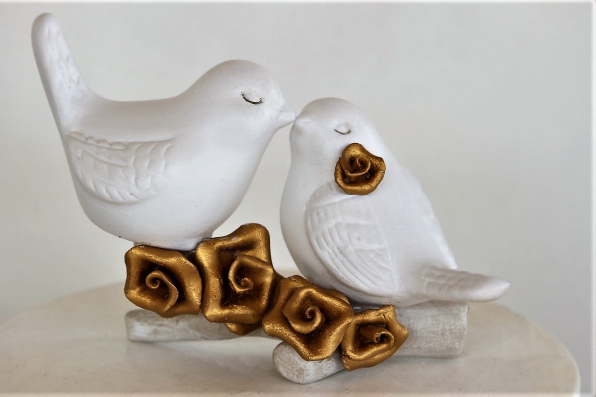 Topo de Bolo passarinhos, pombinhos para casamento - Imagem 4