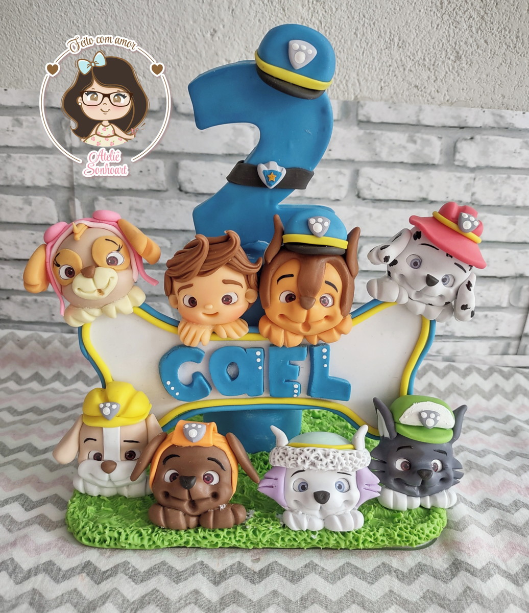 Topo De Bolo Patrulha Canina