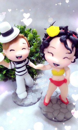 Topo de bolo personalizado sambistas