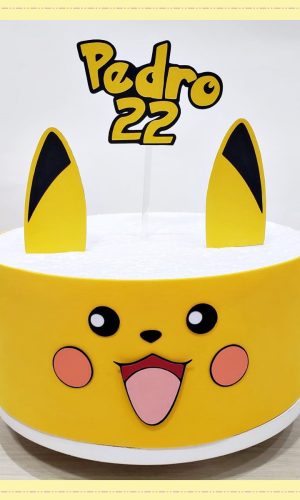 TOPO DE BOLO PIKACHU