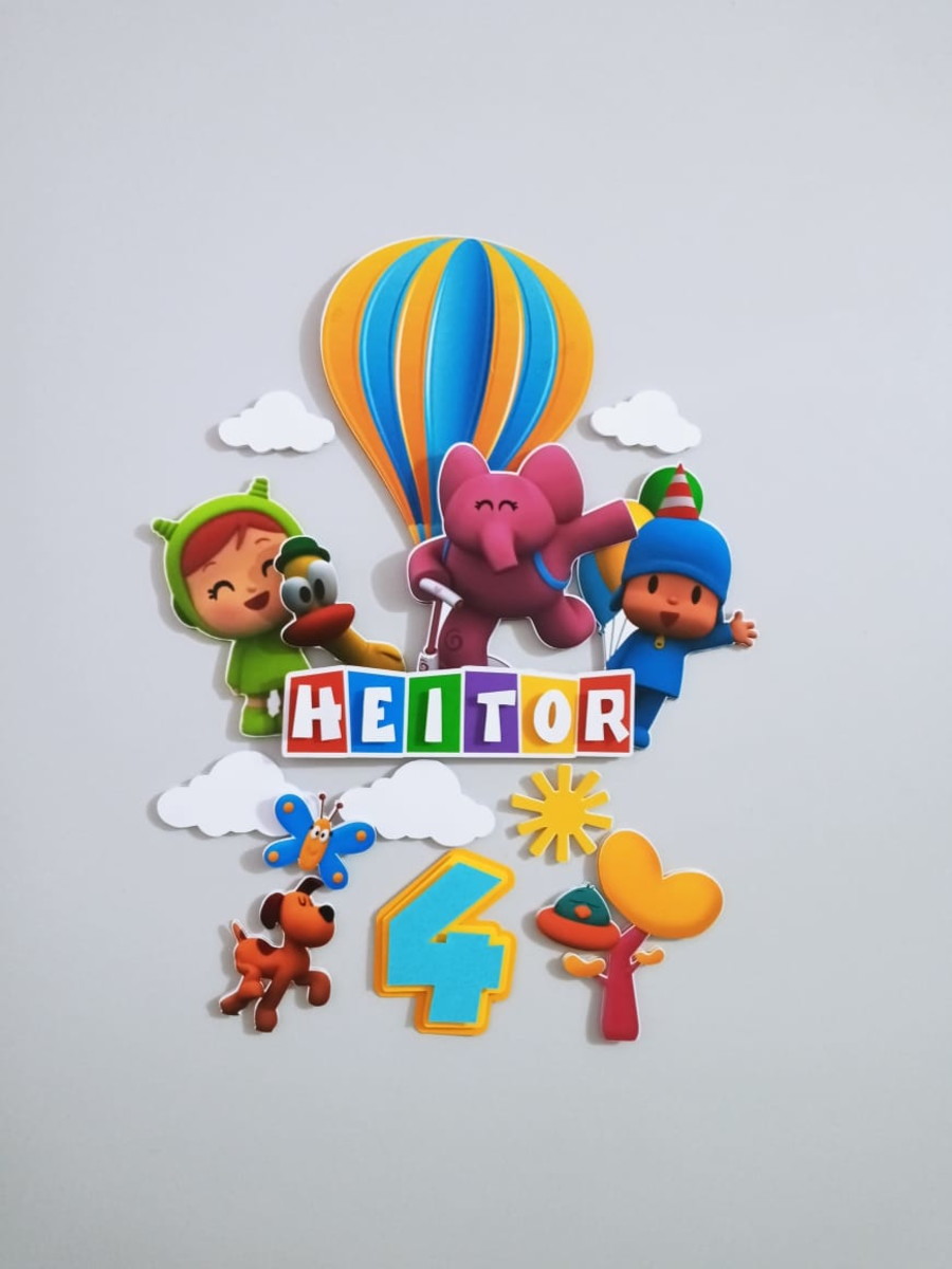 Topo de Bolo Pocoyo - Imagem 2