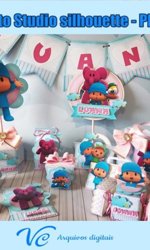 M:525 Arquivo de Corte POCOYO MENINA - Studio e PDF