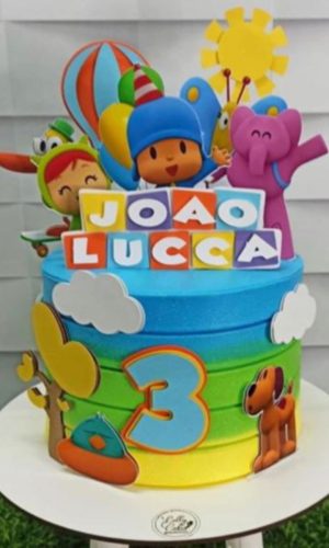 Topo de Bolo pocoyo