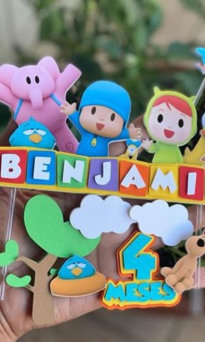 Topo de Bolo Pocoyo