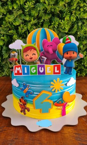 Topo de Bolo Pocoyo