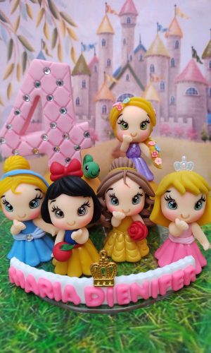 Topo de Bolo Princesas