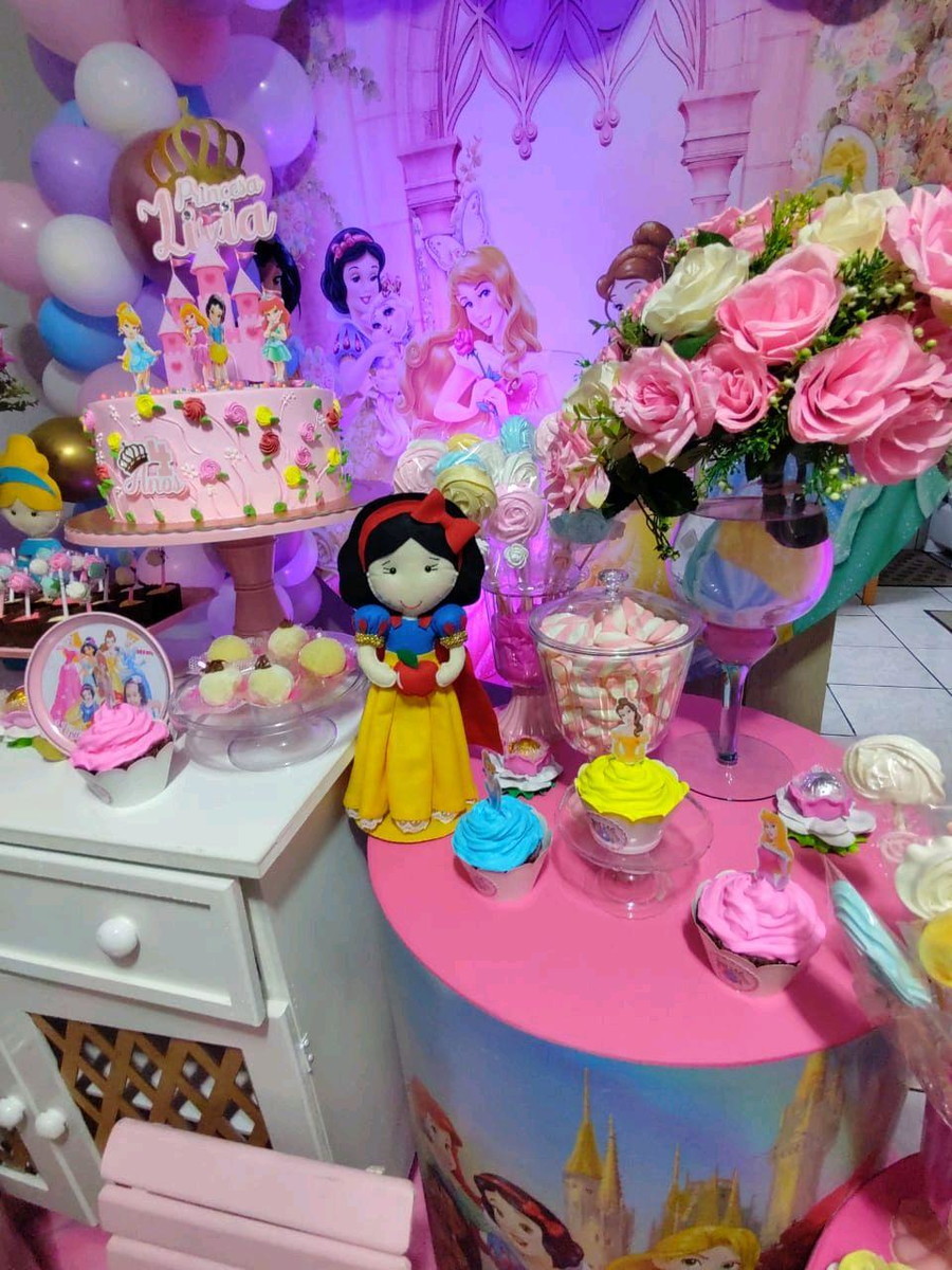 Topo de bolo Princesas - Imagem 2