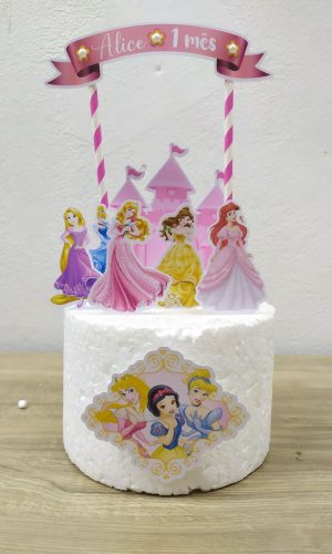 Topo de bolo Princesas