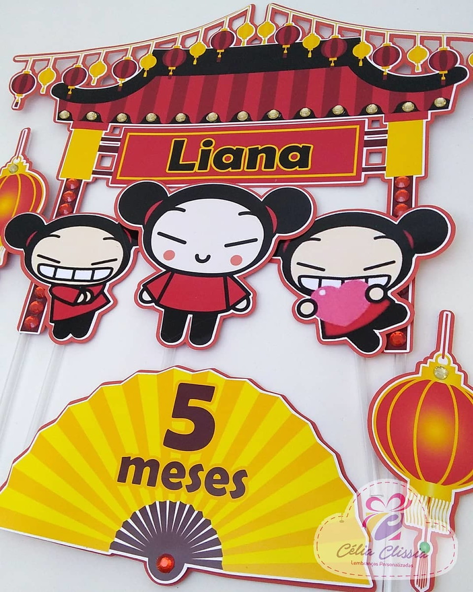 Topo de Bolo Pucca