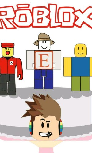 Topo de Bolo ROBLOX 3 +4 ARQUIVOS A SUA ESCOLHA