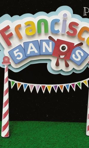 Topo de bolo Numberblocks