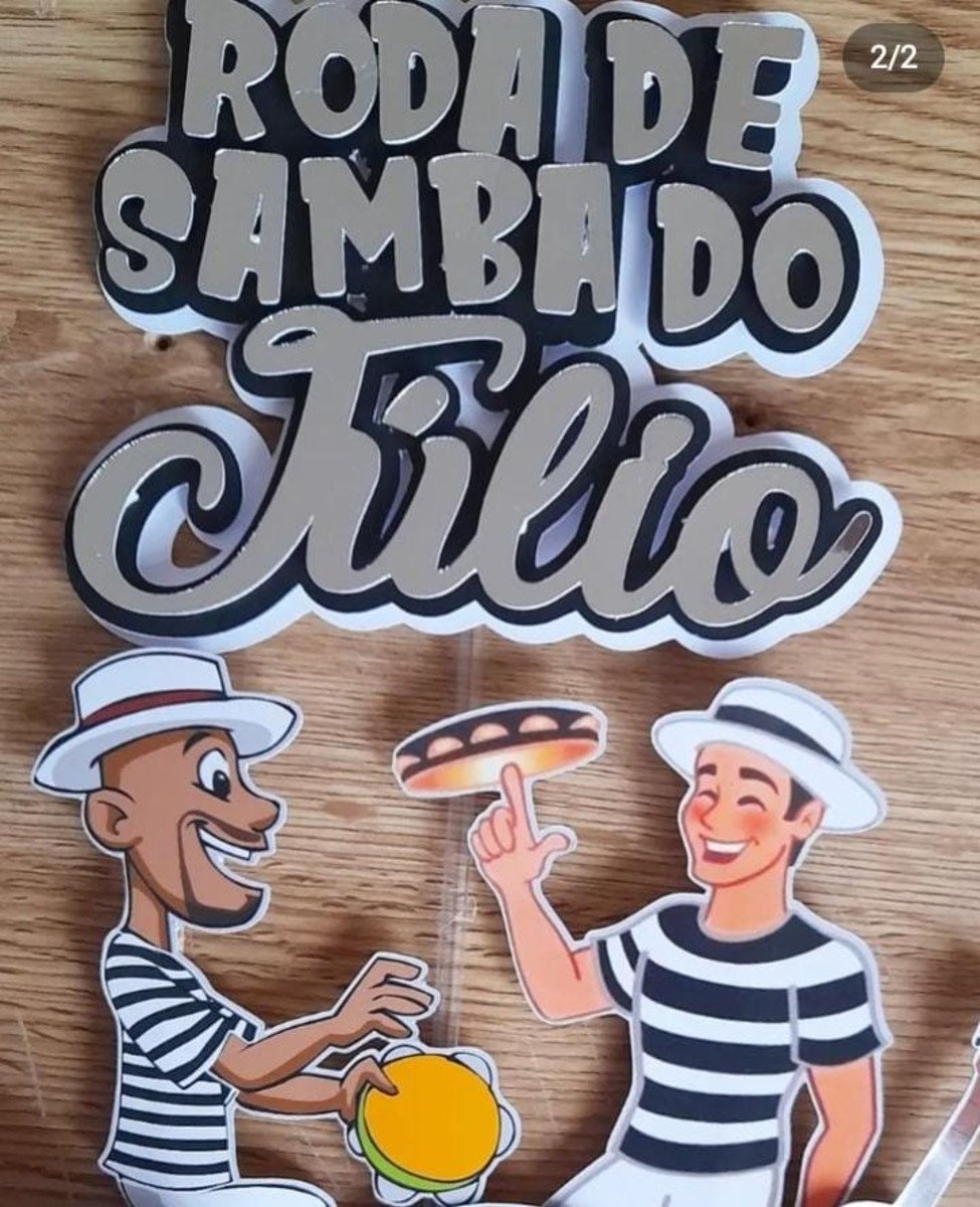 Topo de Bolo Samba - Imagem 2