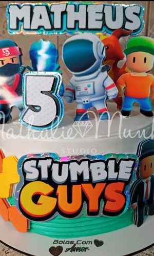 Topo de Bolo - Stumble Guys - Arquivo de Corte