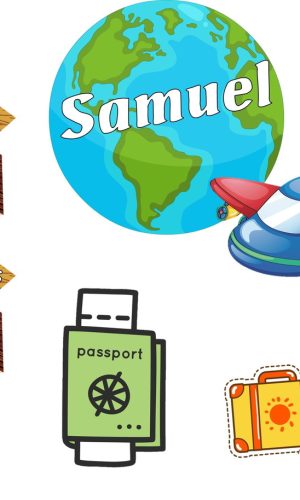 Topo De Bolo Tema Viagem - Arquivo Digital