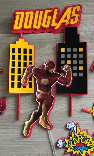 TOPO DE BOLO THE FLASH