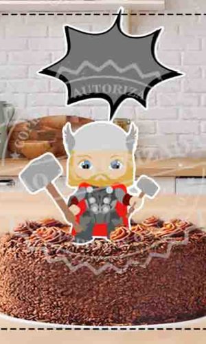 TOPO DE BOLO THOR BABY- ARQUIVO DIGITAL