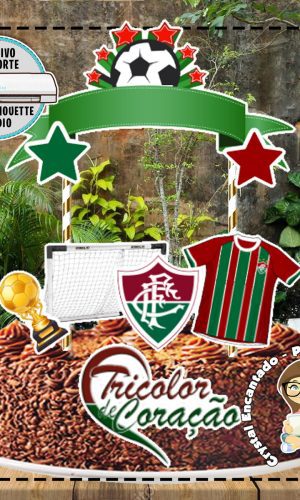 Topo de Bolo Times Futebol - Ref 2591 Arquivo Digital