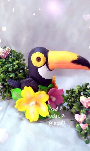 Topo de bolo Tropical Tucano
