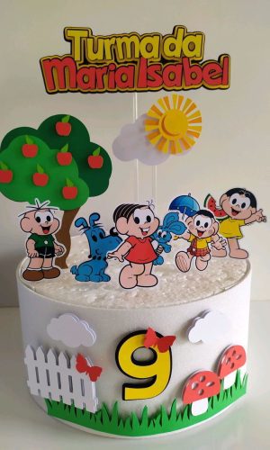 Topo de Bolo Turma da Monica