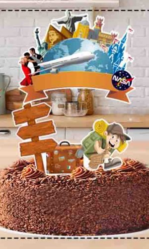 TOPO DE BOLO VIAGEM - ARQUIVO DIGITAL