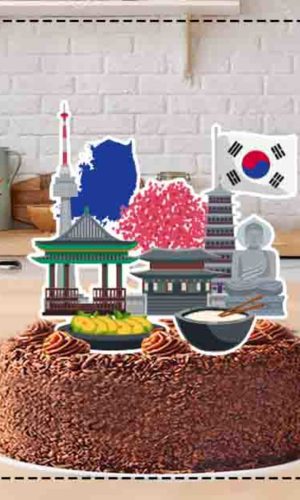 TOPO DE BOLO VIAGEM COREIA DO SUL - ARQUIVO DIGITAL