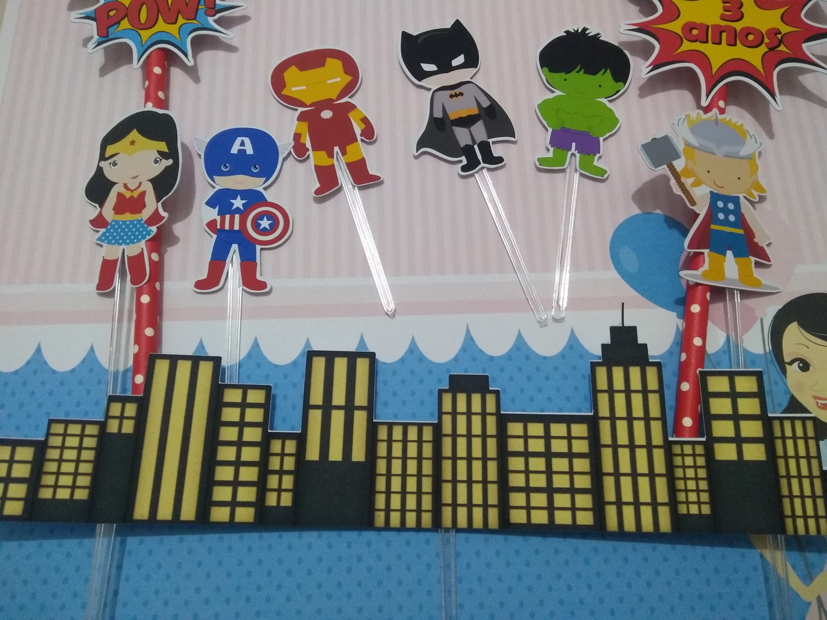 Topo de Bolo Vingadores - Imagem 3