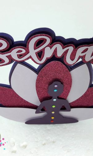 Topo de bolo yoga
