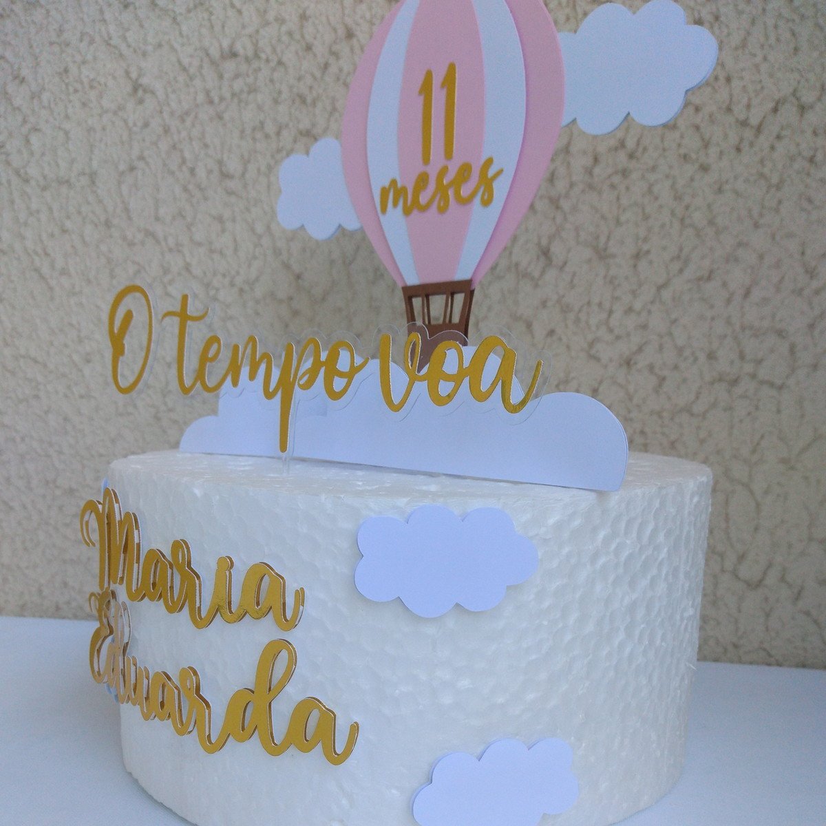 Topo de Bolo o Tempo Voa - Imagem 3