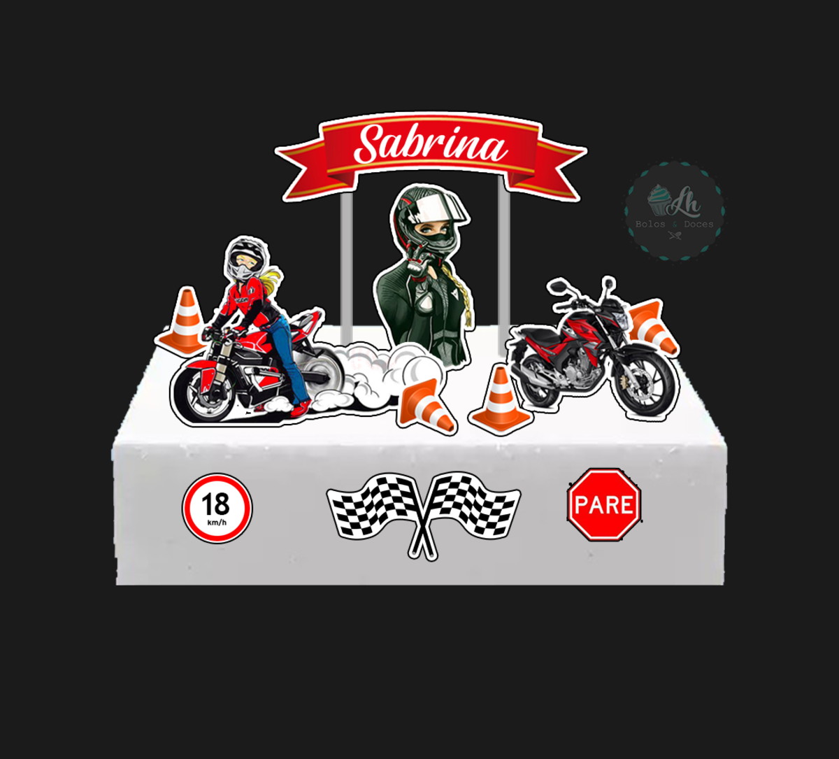 Arquivo Digital Topo de Moto Mulher Motoqueira #1 Pdf/jpg - Imagem 2