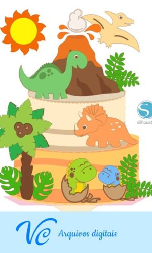 Topo Dinossauro CAMADAS 2 -Arquivo de corte