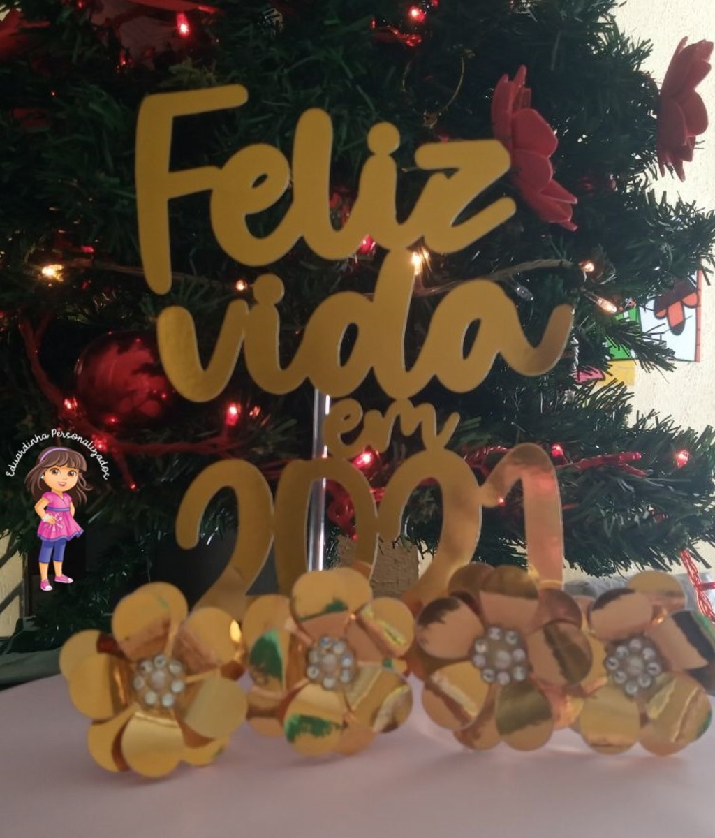 Topo Feliz Vida em 2021 - Arquivo de Corte - Imagem 2