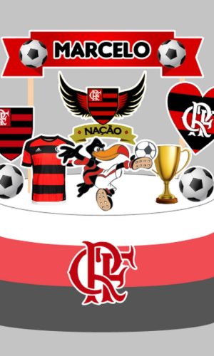 Topo Flamengo - Arquivo de Corte Silhouette (cód. T130)