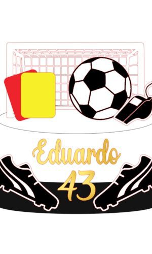 Topo Futebol - Arquivo de Corte Silhouette (cód. T516)