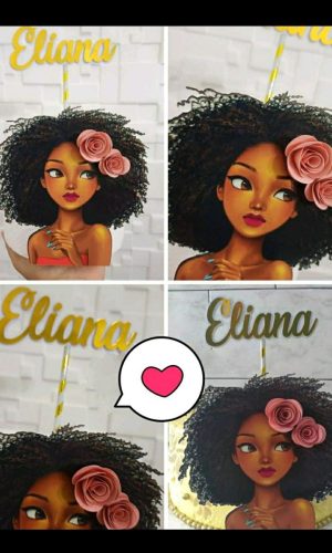 Topo Mulher Negra + 4 Arquivos a Sua Escolha