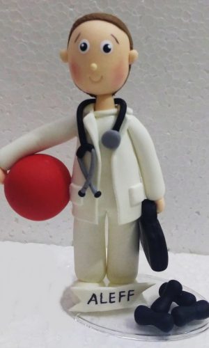 Topo para bolo fisioterapeuta