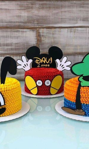 Topo Trio do Mickey em Camadas + 4 Arquivos a Sua Escolha