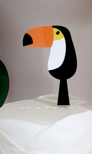 Topos para Bolo Tucano