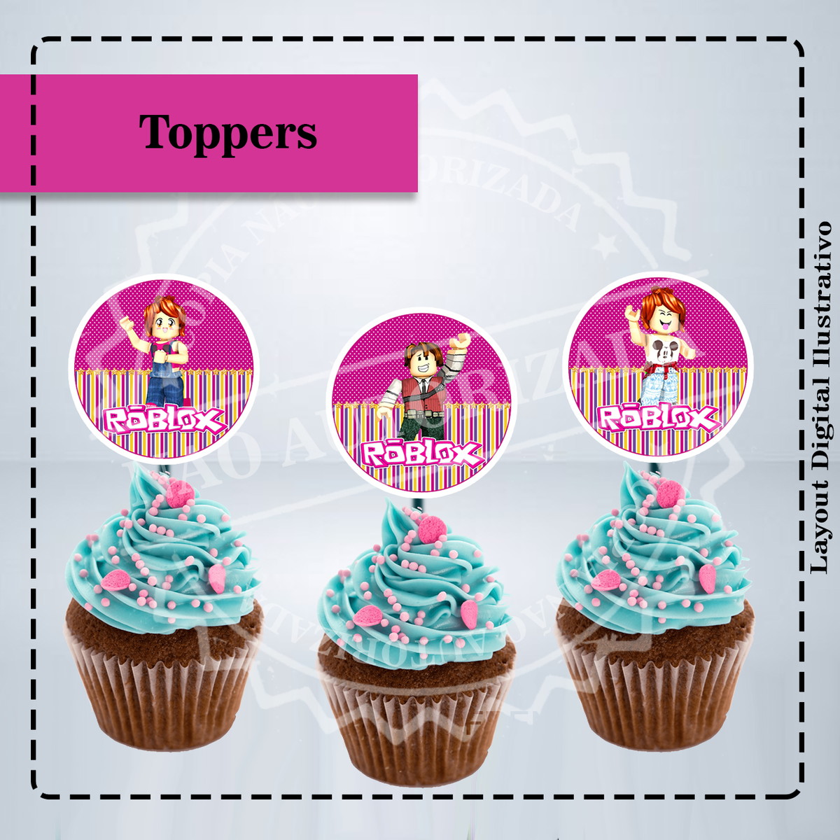 TOPPER E FORMINHA JULIA MINEGIRL - ARQUIVO DIGITAL - Imagem 2