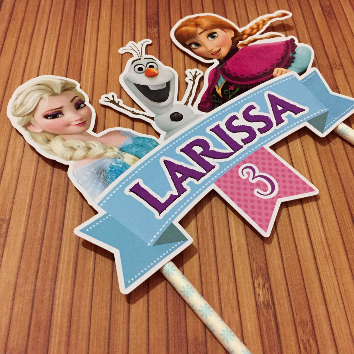 Topper / Topo de Bolo Frozen - Imagem 3